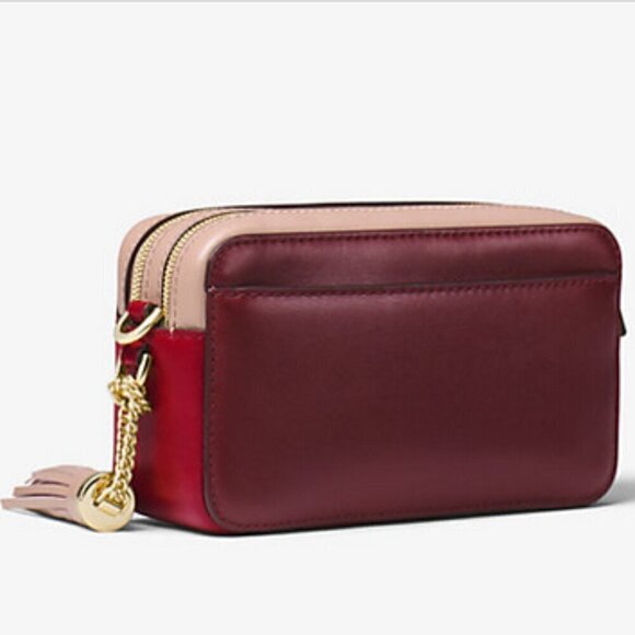 MICHAEL KORS SMALL TRI-COLOR LEATHER CAMERA BAG - Picture 7 of 15